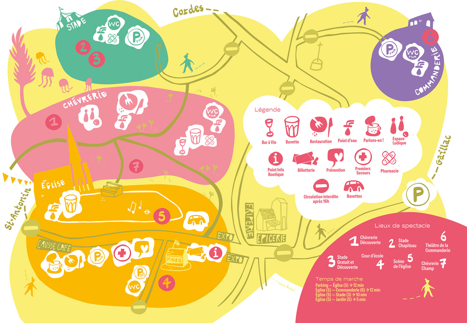 Plan du festival